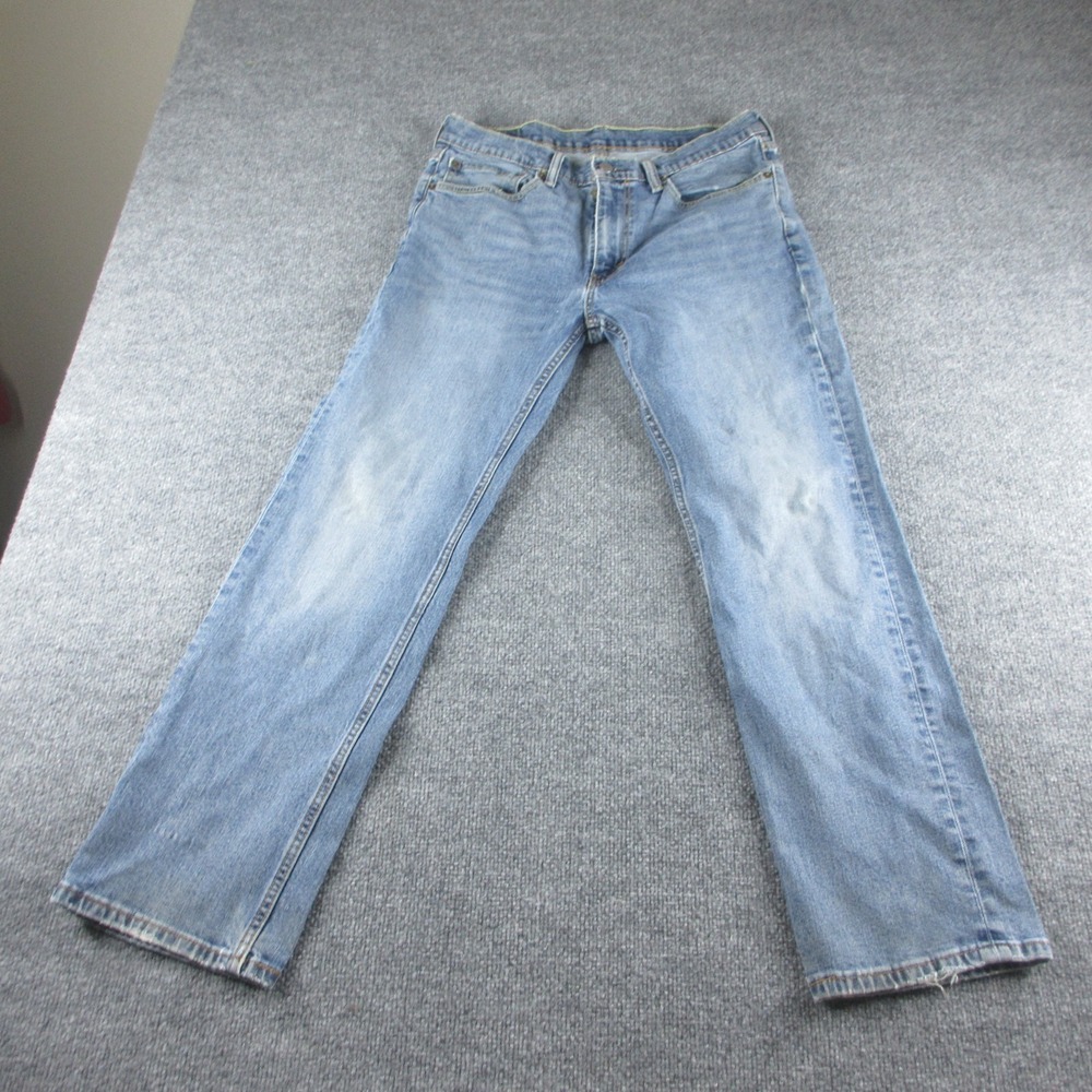 Levi's 511 Jeans Mens 34x30 Blue Slim Straight Light Wash Stretch Denim Classic